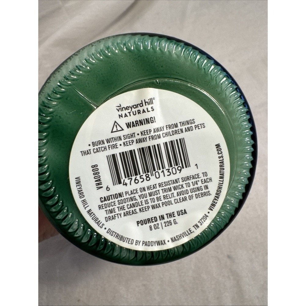 1 Paddywax Vineyard Hill Naturals WASSAIL Soy Wax Single Wick Candle 8 Oz USA - Picture 4 of 5